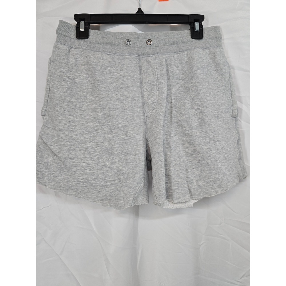 Gap Sweats Womens Small Gray Fleece‎ Raw Hem Lounge Athletic Shorts 1320